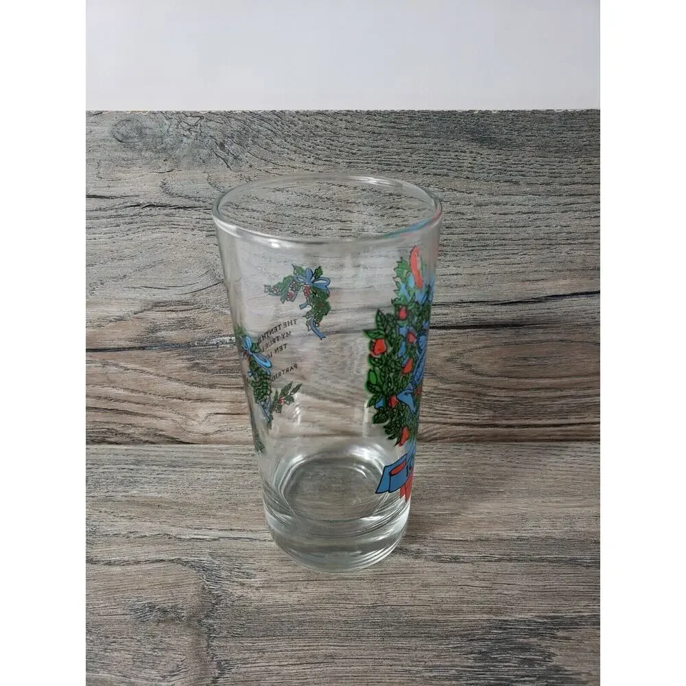 Twelve Days of Christmas by Indiana Glass 12 oz Replacement Glass Day 10